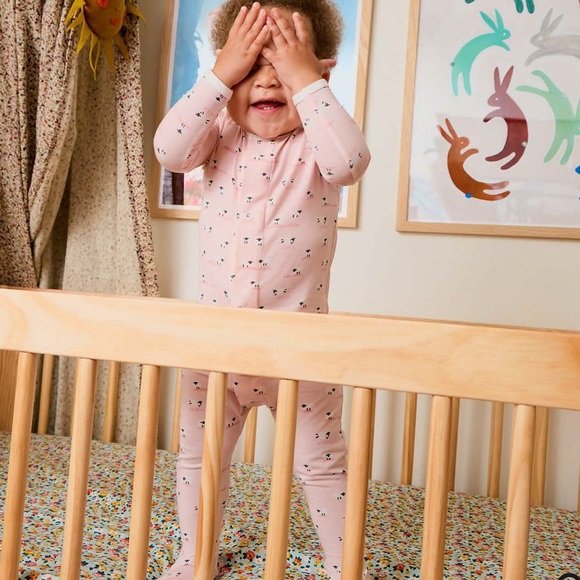 Magnetic me pink sheep footie pajama - Picture 2 of 9